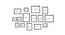 Photoframe Set of 15 (Black) by Urban Ladder - Design 1 Dimension - 790201