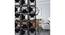 Black MDF wood Wall Hanging Room/ Screen Dividers Set of 12  -  RSD-1028 (Black) by Urban Ladder - Front View Design 1 - 790226