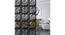 Black MDF wood Wall Hanging Room/ Screen Dividers Set of 12  -  RSD-1046 (Black) by Urban Ladder - Front View Design 1 - 790230