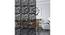 Black MDF wood Wall Hanging Room/ Screen Dividers Set of 12  -  RSD-1048 (Black) by Urban Ladder - Front View Design 1 - 790232