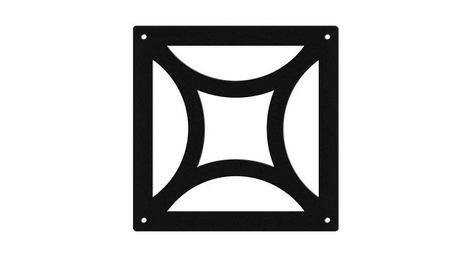 Black MDF wood Wall Hanging Room/ Screen Dividers Set of 12  -  RSD-1032 (Black) by Urban Ladder - Design 1 Side View - 790256