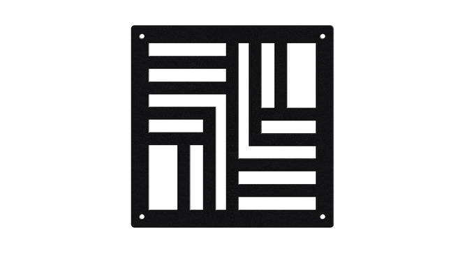 Black MDF wood Wall Hanging Room/ Screen Dividers Set of 12  -  RSD-1048 (Black) by Urban Ladder - Design 1 Side View - 790259