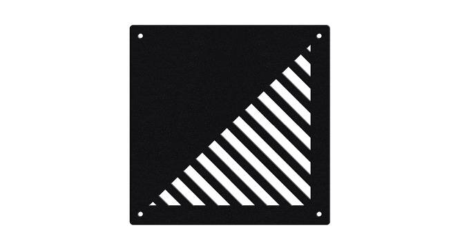 Black MDF wood Wall Hanging Room/ Screen Dividers Set of 12  -  RSD-1060 (Black) by Urban Ladder - Design 1 Side View - 790262
