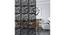 Black MDF wood Wall Hanging Room/ Screen Dividers Set of 12  -  RSD-1064 (Black) by Urban Ladder - Front View Design 1 - 790269
