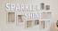 Sparkle & Shine Photoframe Set of 10 (White) by Urban Ladder - Front View Design 1 - 790281
