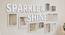 Sparkle & Shine Photoframe Set of 10 (White) by Urban Ladder - Front View Design 1 - 790281