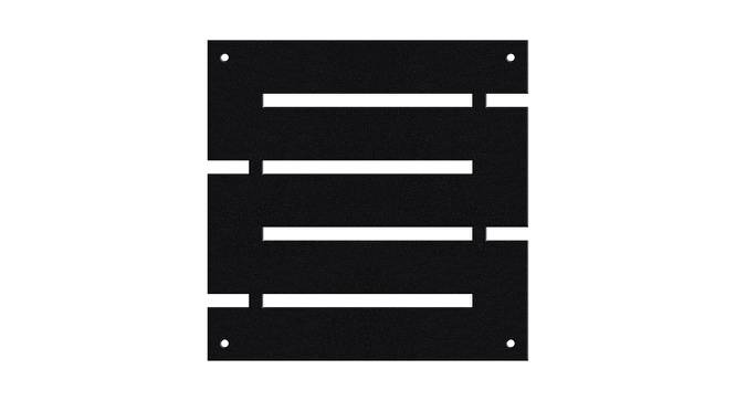 Black MDF wood Wall Hanging Room/ Screen Dividers Set of 12  -  RSD-1054 (Black) by Urban Ladder - Design 1 Side View - 790293