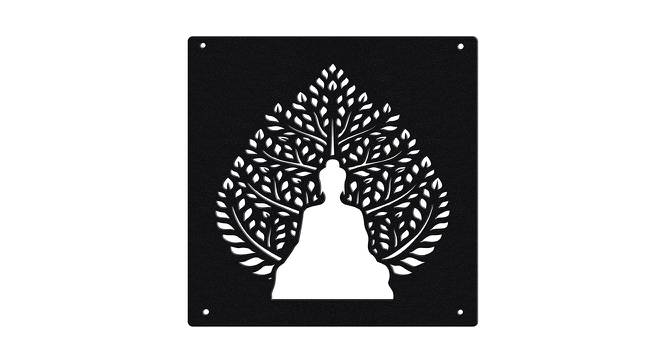 Black MDF wood Wall Hanging Room/ Screen Dividers Set of 12  -  RSD-1058 (Black) by Urban Ladder - Design 1 Side View - 790296
