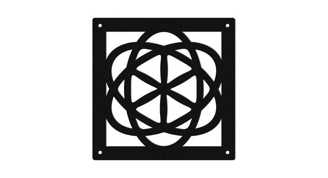 Black MDF wood Wall Hanging Room/ Screen Dividers Set of 12  -  RSD-1063 (Black) by Urban Ladder - Design 1 Side View - 790297