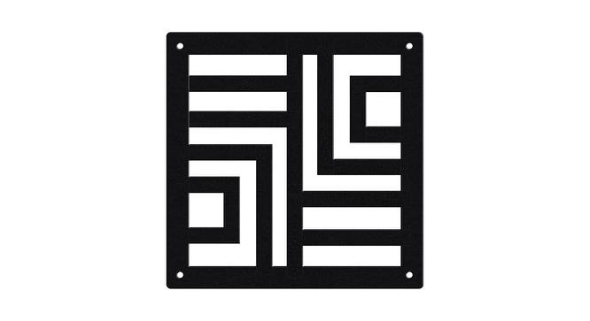 Black MDF wood Wall Hanging Room/ Screen Dividers Set of 12  -  RSD-1065 (Black) by Urban Ladder - Design 1 Side View - 790299