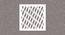 White MDF wood Wall Hanging Room/ Screen Dividers Set of 12  -  RSD-2003 (White) by Urban Ladder - Design 1 Side View - 790302