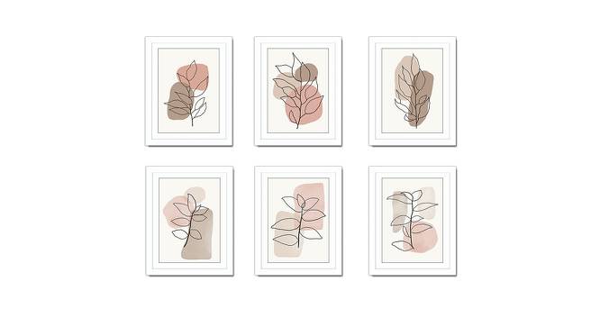 Photoframe Set of 06 (White) by Urban Ladder - Front View Design 1 - 790402