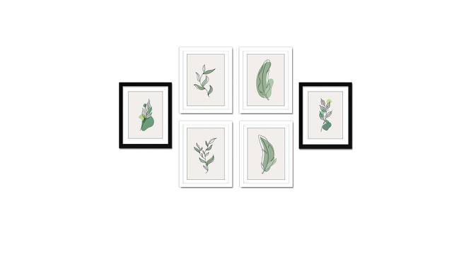 Photoframe Set of 06 RF-1766 (White) by Urban Ladder - Front View Design 1 - 790403