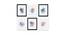 Photoframe Set of 06 RF-1769 (White) by Urban Ladder - Front View Design 1 - 790404