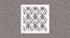 White MDF wood Wall Hanging Room/ Screen Dividers Set of 12  -  RSD-2008 (White) by Urban Ladder - Design 1 Side View - 790409