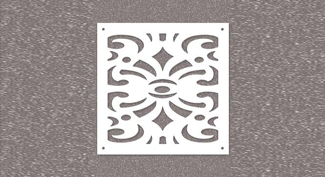 White MDF wood Wall Hanging Room/ Screen Dividers Set of 12  -  RSD-2011 (White) by Urban Ladder - Design 1 Side View - 790410