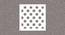 White MDF wood Wall Hanging Room/ Screen Dividers Set of 12  -  RSD-2015 (White) by Urban Ladder - Design 1 Side View - 790411
