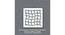 White MDF wood Wall Hanging Room/ Screen Dividers Set of 12  -  RSD-2004 (White) by Urban Ladder - Design 1 Dimension - 790445