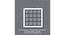 White MDF wood Wall Hanging Room/ Screen Dividers Set of 12  -  RSD-2005 (White) by Urban Ladder - Design 1 Dimension - 790446