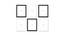 Photoframe Set of 06 RF-1769 (White) by Urban Ladder - Design 1 Dimension - 790454