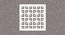 White MDF wood Wall Hanging Room/ Screen Dividers Set of 12  -  RSD-2013 (White) by Urban Ladder - Design 1 Side View - 790485