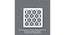 White MDF wood Wall Hanging Room/ Screen Dividers Set of 12  -  RSD-2010 (White) by Urban Ladder - Design 1 Dimension - 790517