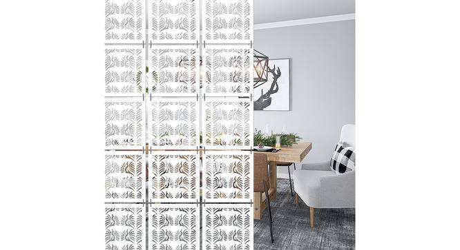 White MDF wood Wall Hanging Room/ Screen Dividers Set of 12  -  RSD-2018 (White) by Urban Ladder - Front View Design 1 - 790558