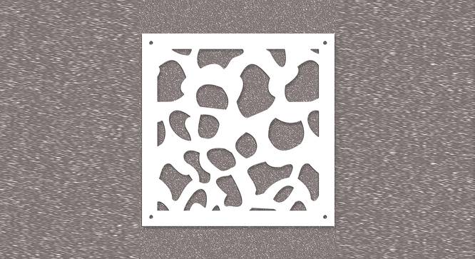 White MDF wood Wall Hanging Room/ Screen Dividers Set of 12  -  RSD-2009 (White) by Urban Ladder - Design 1 Side View - 790573