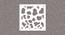 White MDF wood Wall Hanging Room/ Screen Dividers Set of 12  -  RSD-2009 (White) by Urban Ladder - Design 1 Side View - 790573