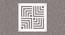White MDF wood Wall Hanging Room/ Screen Dividers Set of 12  -  RSD-2025 (White) by Urban Ladder - Design 1 Side View - 790577