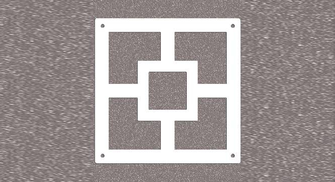 White MDF wood Wall Hanging Room/ Screen Dividers Set of 12  -  RSD-2026 (White) by Urban Ladder - Design 1 Side View - 790581