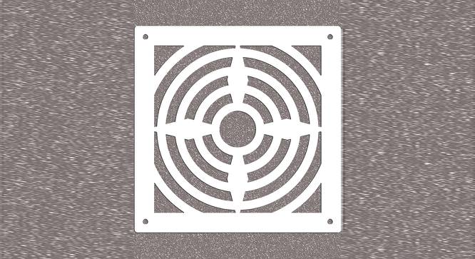 White MDF wood Wall Hanging Room/ Screen Dividers Set of 12  -  RSD-2029 (White) by Urban Ladder - Design 1 Side View - 790582