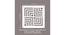 White MDF wood Wall Hanging Room/ Screen Dividers Set of 12  -  RSD-2025 (White) by Urban Ladder - Design 1 Dimension - 790638