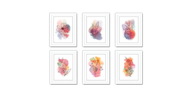 Photoframe Set of 06 RF-1768 (White) by Urban Ladder - Front View Design 1 - 790681