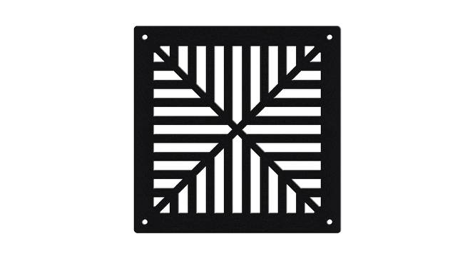 Black MDF wood Wall Hanging Room/ Screen Dividers Set of 12  -  RSD-1031 (Black) by Urban Ladder - Design 1 Side View - 790687