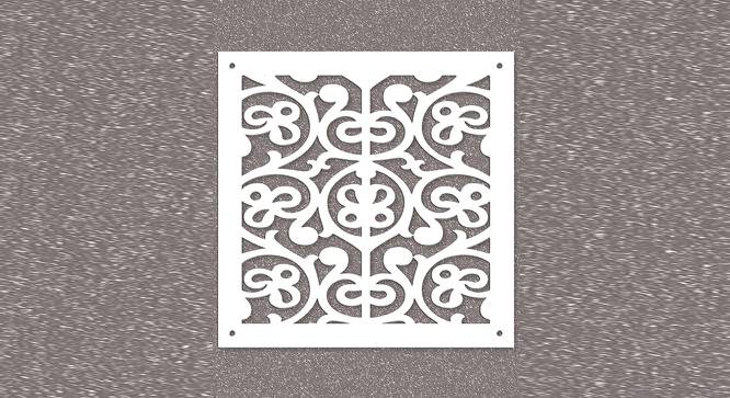 White MDF wood Wall Hanging Room/ Screen Dividers Set of 12  -  RSD-2020 (White) by Urban Ladder - Design 1 Side View - 790689