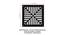 Black MDF wood Wall Hanging Room/ Screen Dividers Set of 12  -  RSD-1031 (Black) by Urban Ladder - Design 1 Dimension - 790730