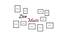 Music Photoframe Set of 10 (Black) by Urban Ladder - Design 1 Dimension - 790734