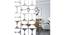 White MDF wood Wall Hanging Room/ Screen Dividers Set of 12  -  RSD-2027 (White) by Urban Ladder - Front View Design 1 - 790769