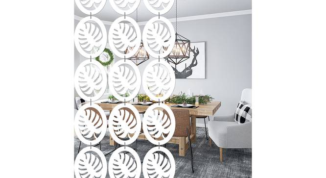 White MDF wood Wall Hanging Room/ Screen Dividers Set of 12  -  RSD-2034 (White) by Urban Ladder - Front View Design 1 - 790775