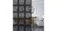 Black MDF wood Wall Hanging Room/ Screen Dividers Set of 12  -  RSD-1030 (Black) by Urban Ladder - Front View Design 1 - 790776