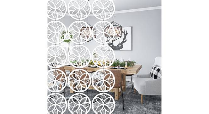 White MDF wood Wall Hanging Room/ Screen Dividers Set of 12  -  RSD-2037 (White) by Urban Ladder - Front View Design 1 - 790778