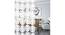 White MDF wood Wall Hanging Room/ Screen Dividers Set of 12  -  RSD-2039 (White) by Urban Ladder - Front View Design 1 - 790781