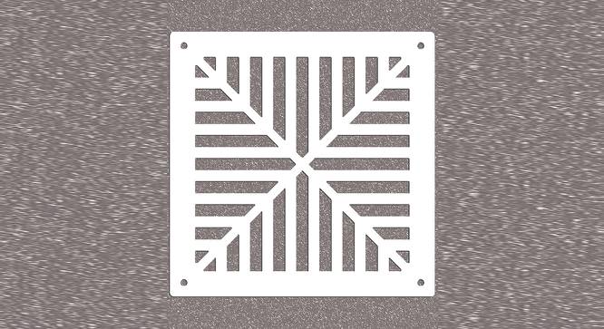 White MDF wood Wall Hanging Room/ Screen Dividers Set of 12  -  RSD-2031 (White) by Urban Ladder - Design 1 Side View - 790795