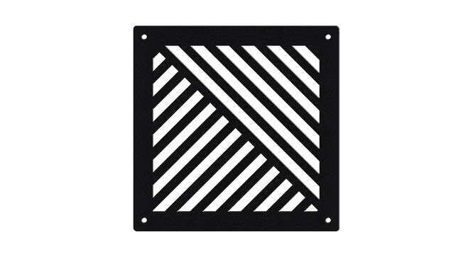 Black MDF wood Wall Hanging Room/ Screen Dividers Set of 12  -  RSD-1030 (Black) by Urban Ladder - Design 1 Side View - 790808
