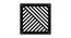 Black MDF wood Wall Hanging Room/ Screen Dividers Set of 12  -  RSD-1030 (Black) by Urban Ladder - Design 1 Side View - 790808