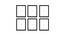 Photoframe Set of 06 RF-1767 (Black) by Urban Ladder - Design 1 Dimension - 790879