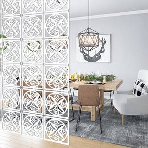 Products Design Engineered Wood Room Divider in White Colour