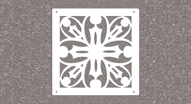 White MDF wood Wall Hanging Room/ Screen Dividers Set of 12  -  RSD-2043 (White) by Urban Ladder - Design 1 Side View - 790928