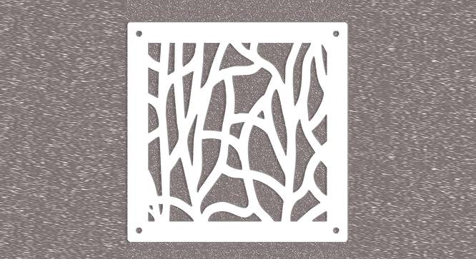 White MDF wood Wall Hanging Room/ Screen Dividers Set of 12  -  RSD-2045 (White) by Urban Ladder - Design 1 Side View - 790930